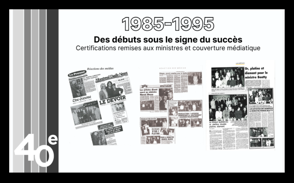 Certifications remises aux ministres et couverture médiatique Certifications remises aux ministres et couverture médiatique