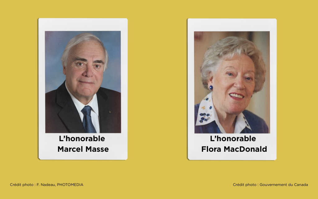 Les honorables Marcel Masse et Flora MacDonald Les honorables Marcel Masse et Flora MacDonald